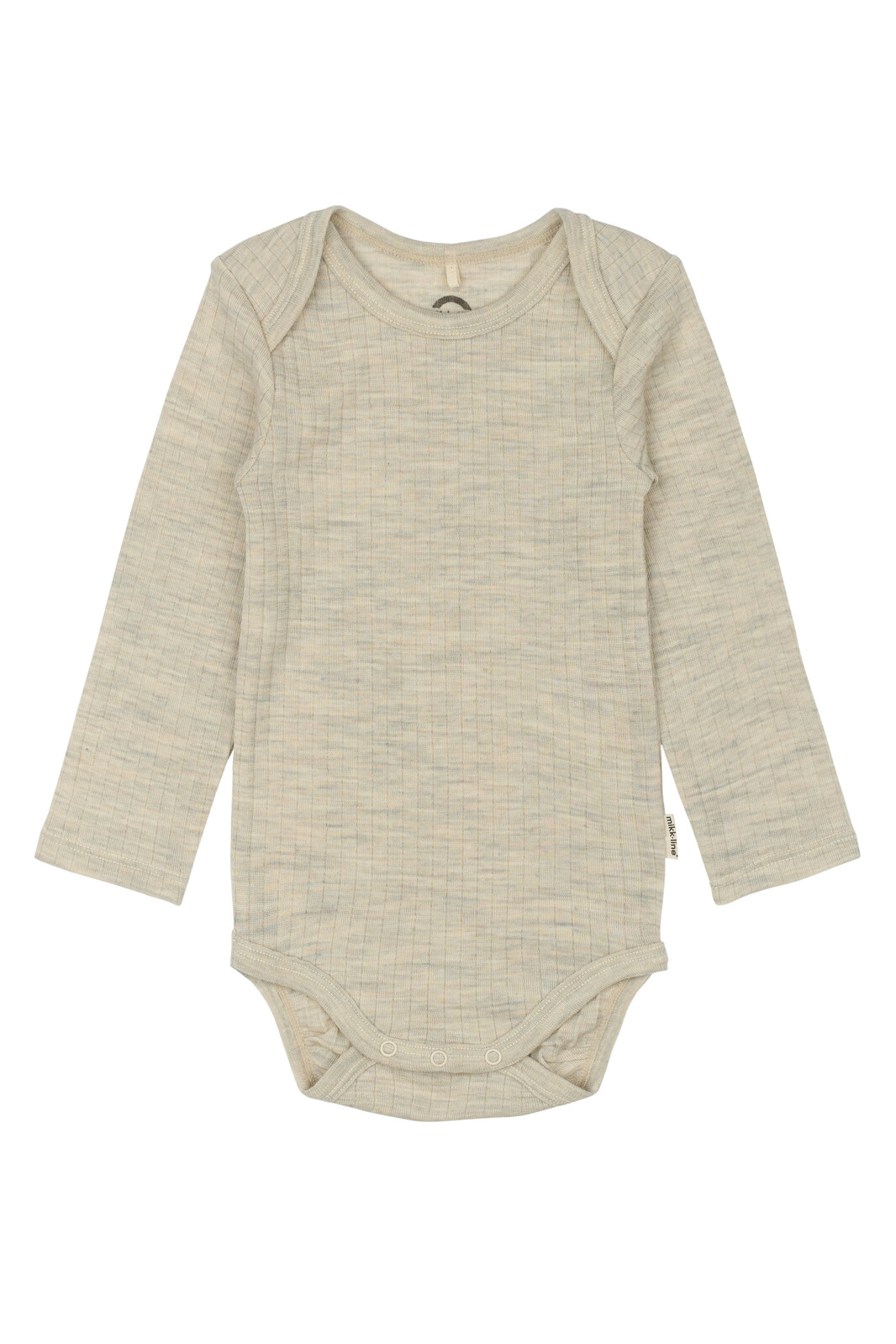 Mikk-Line Mikk - line dětské vlněné body 6015 - Melange OffWhite Velikost: 56