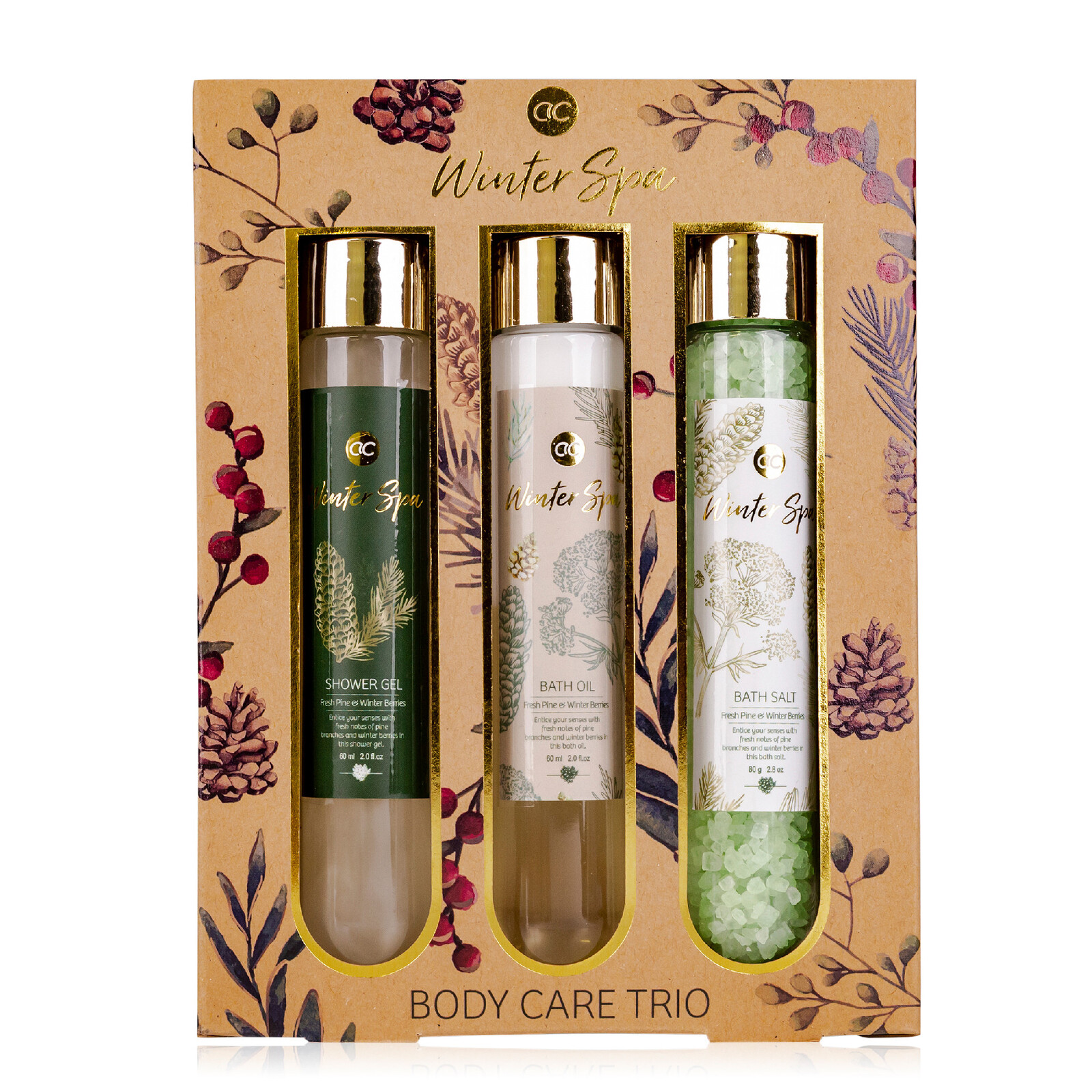 Koupelový set WINTER SPA zkumavky ACCENTRA