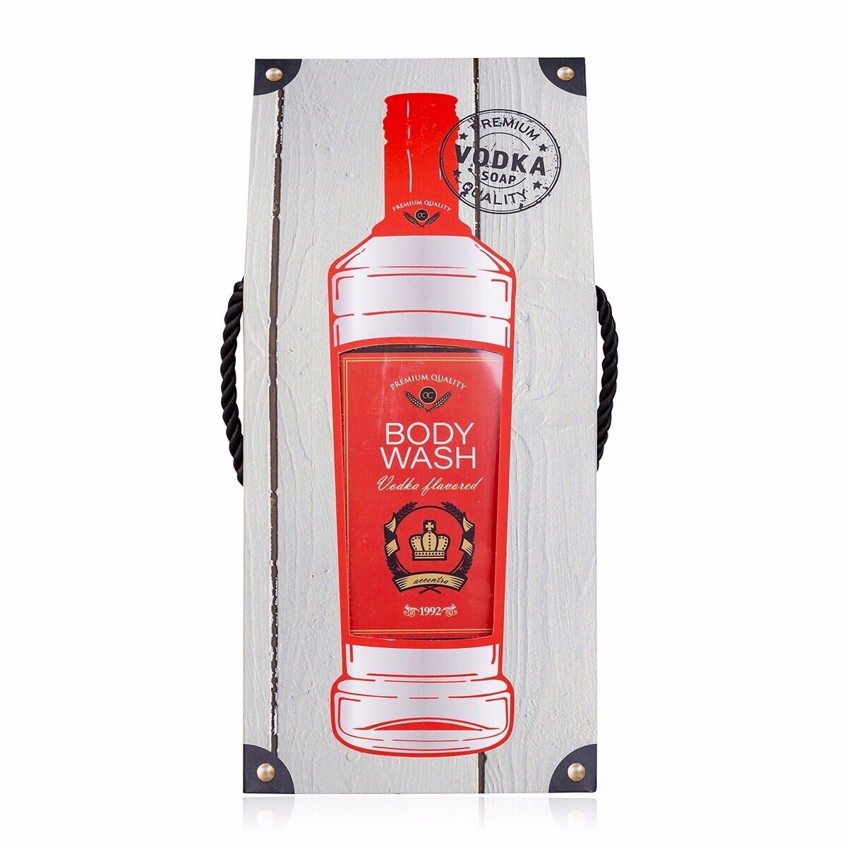 Pánský sprchový gel 400ml VODKA FLAVOR MEN CLASSICS v dárkové krabičce ve stylu vodky ACCENTRA