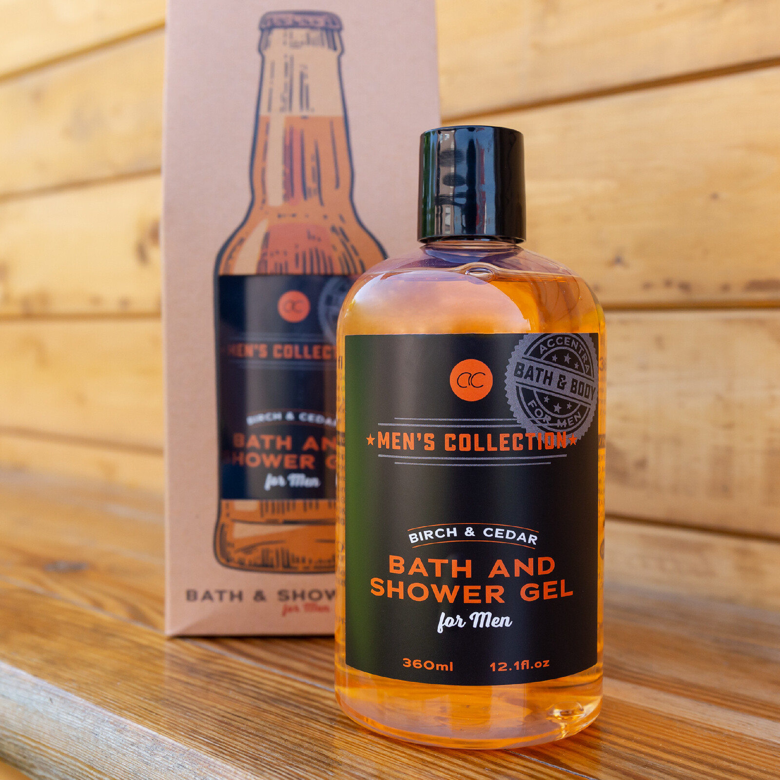 Sprchový gel MEN'S COLLECTION v lahvi ACCENTRA - 360 ml