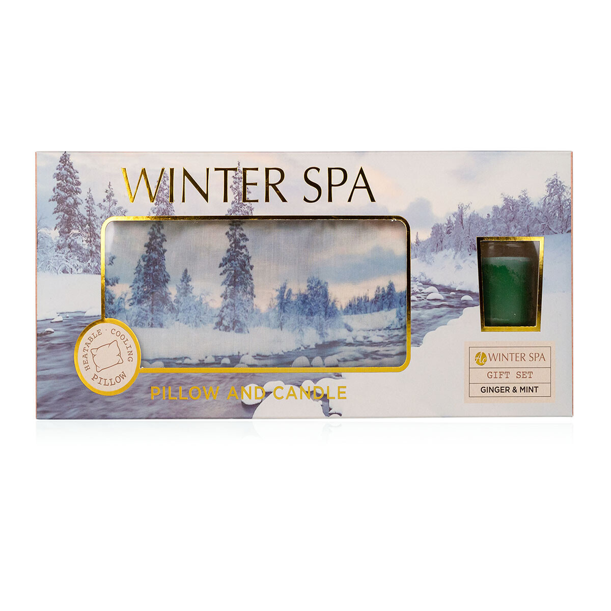 Wellness set WINTER SPA v dárkovém balení, nahřívací/chladící polštářek ACCENTRA