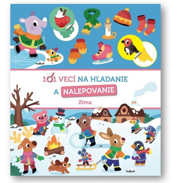 101 vecí na hľadanie a nalepovanie Zima