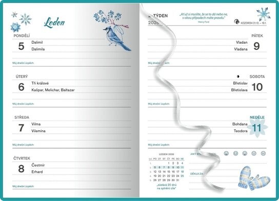 Motivační diář 2026