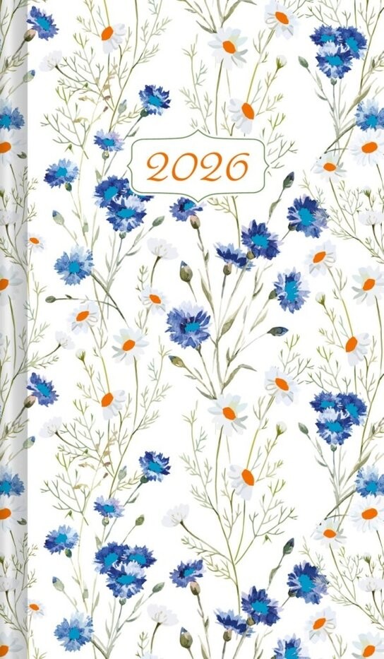 Kapesní diář 2026 A6 Chrpa