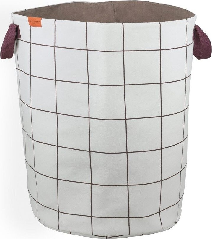 Krémový látkový koš na prádlo 5 l Mesh – Mette Ditmer Denmark