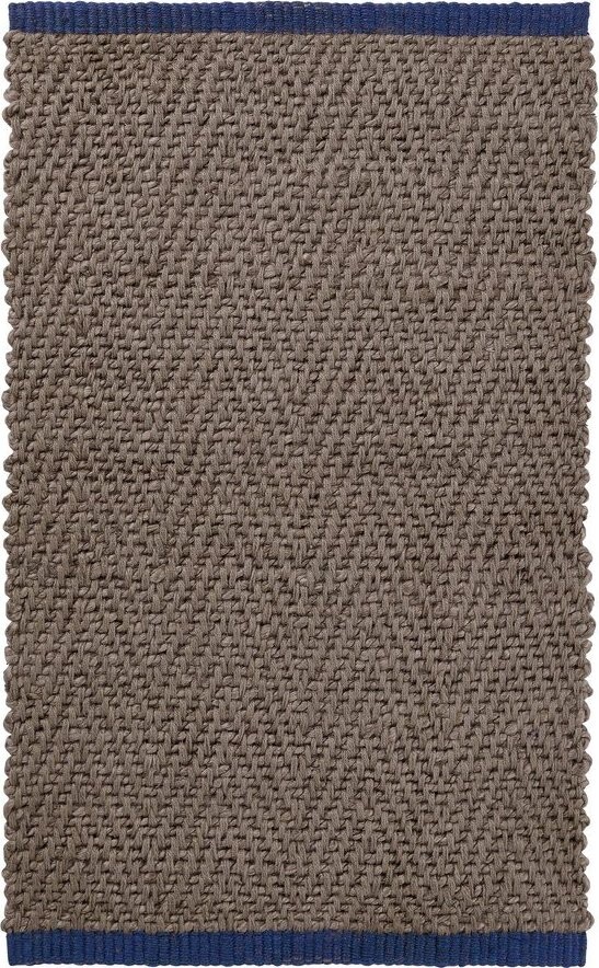 Hnědý jutový koberec 50x80 cm Notes – Mette Ditmer Denmark