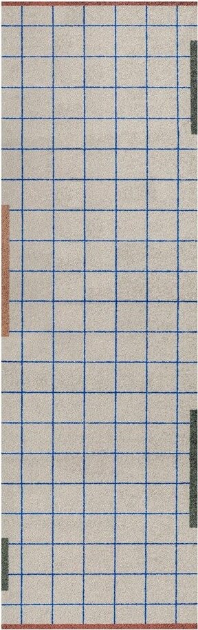 Slonovinový pratelný běhoun 77x242 cm Network – Mette Ditmer Denmark