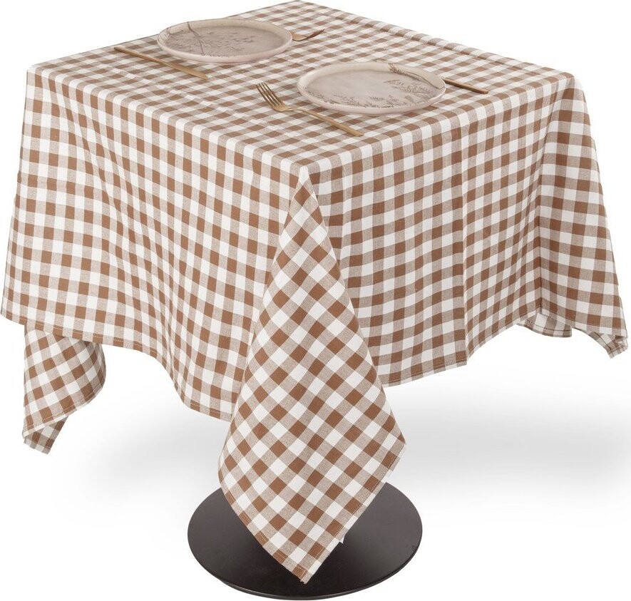 Bavlněný ubrus 150x150 cm Gingham – Tiseco Home Studio