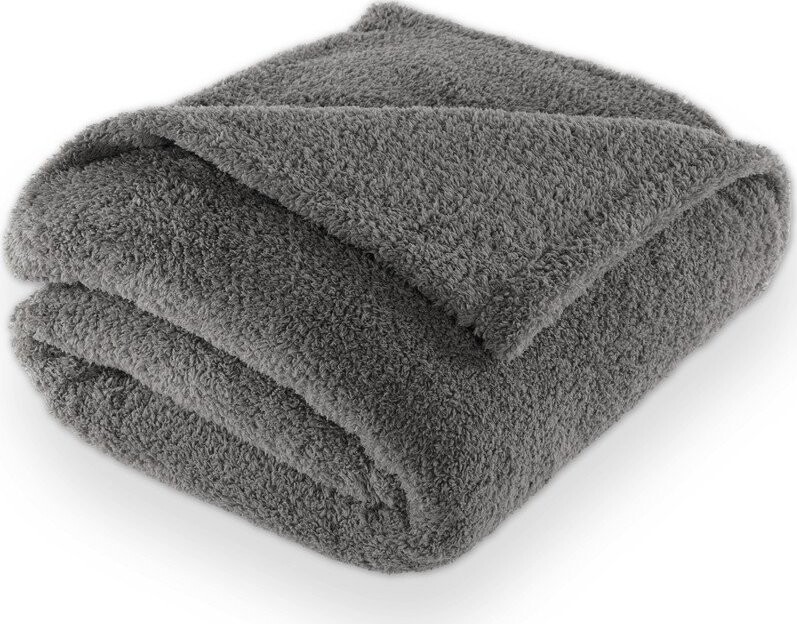 Šedá deka z mikroplyše 150x200 cm Cocoon – Tiseco Home Studio