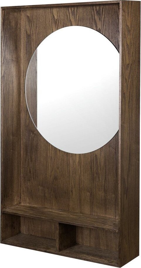 Hnědý věšákový panel z dubového dřeva 60x100x11,5 cm Show Me – Mette Ditmer Denmark