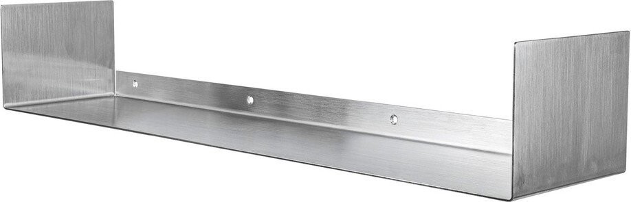 Ocelová police v matně stříbrné barvě 80,5 cm Float – Mette Ditmer Denmark