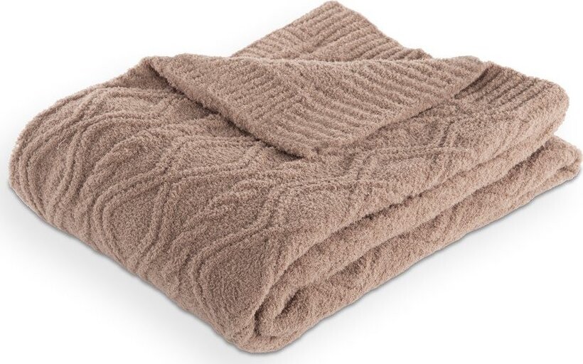 Hnědá deka z mikroplyše 130x170 cm Aspen – Tiseco Home Studio