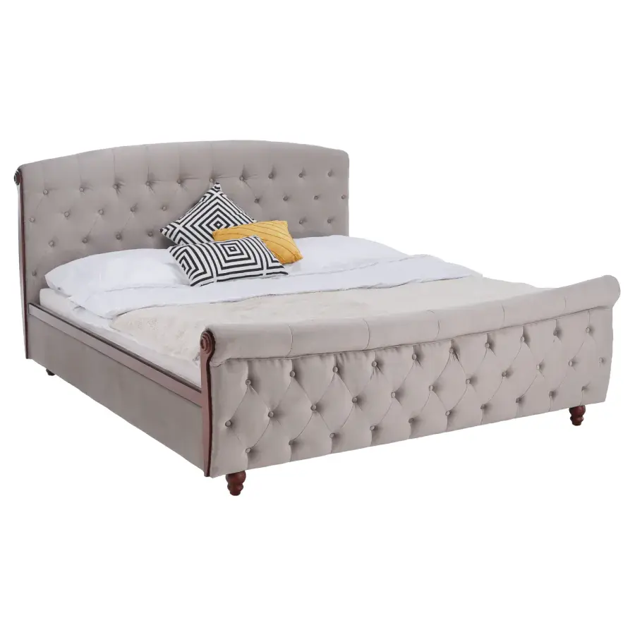 Tempo Kondela Postel BARETO180x20 - šedohnědá