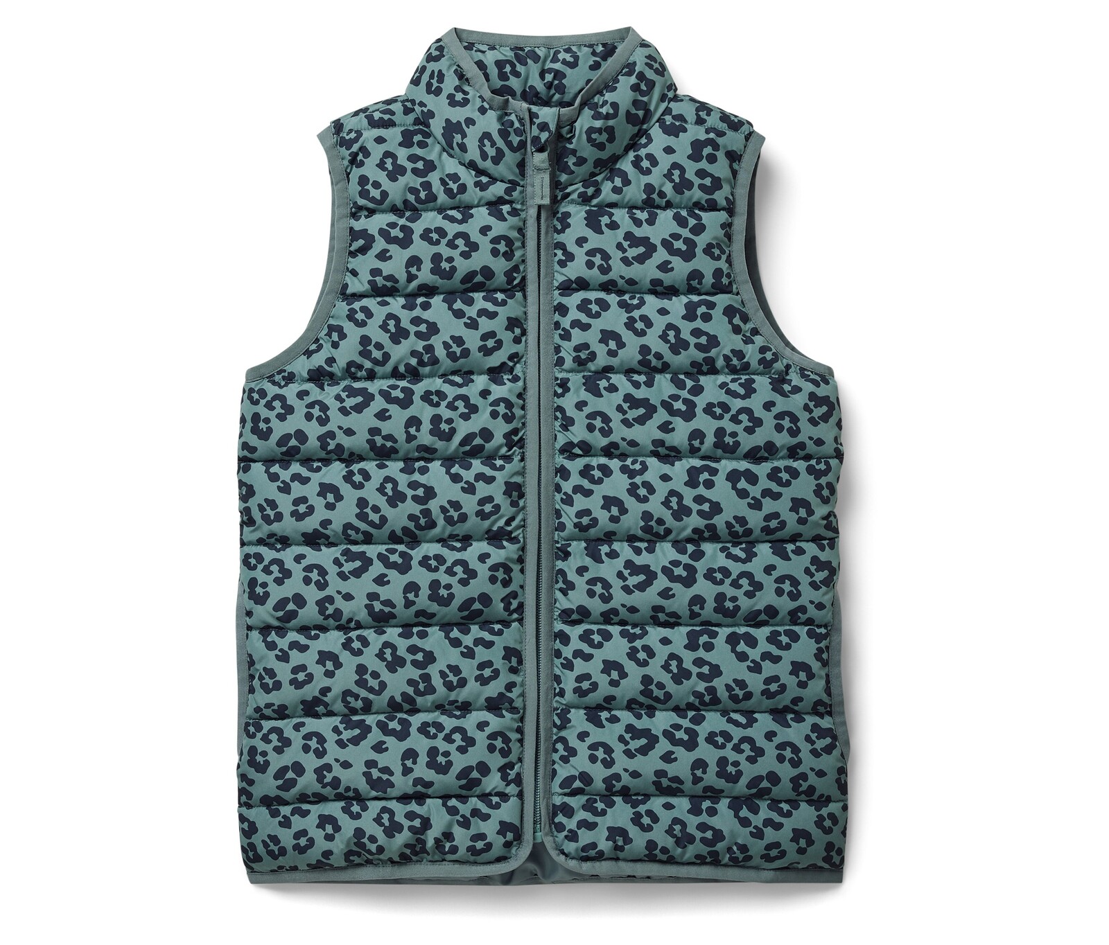 Tchibo - Dětská prošívaná vesta - pro ženy - vel. 122/128 - barva: modrá/s potiskem