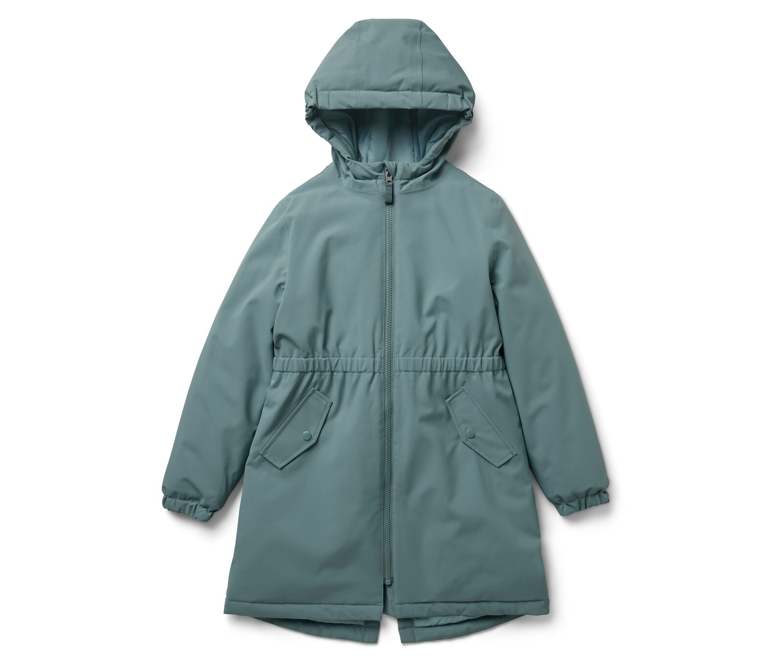 Tchibo - Dětská termoparka - pro dívky - vel. 122/128 - barva: bílá