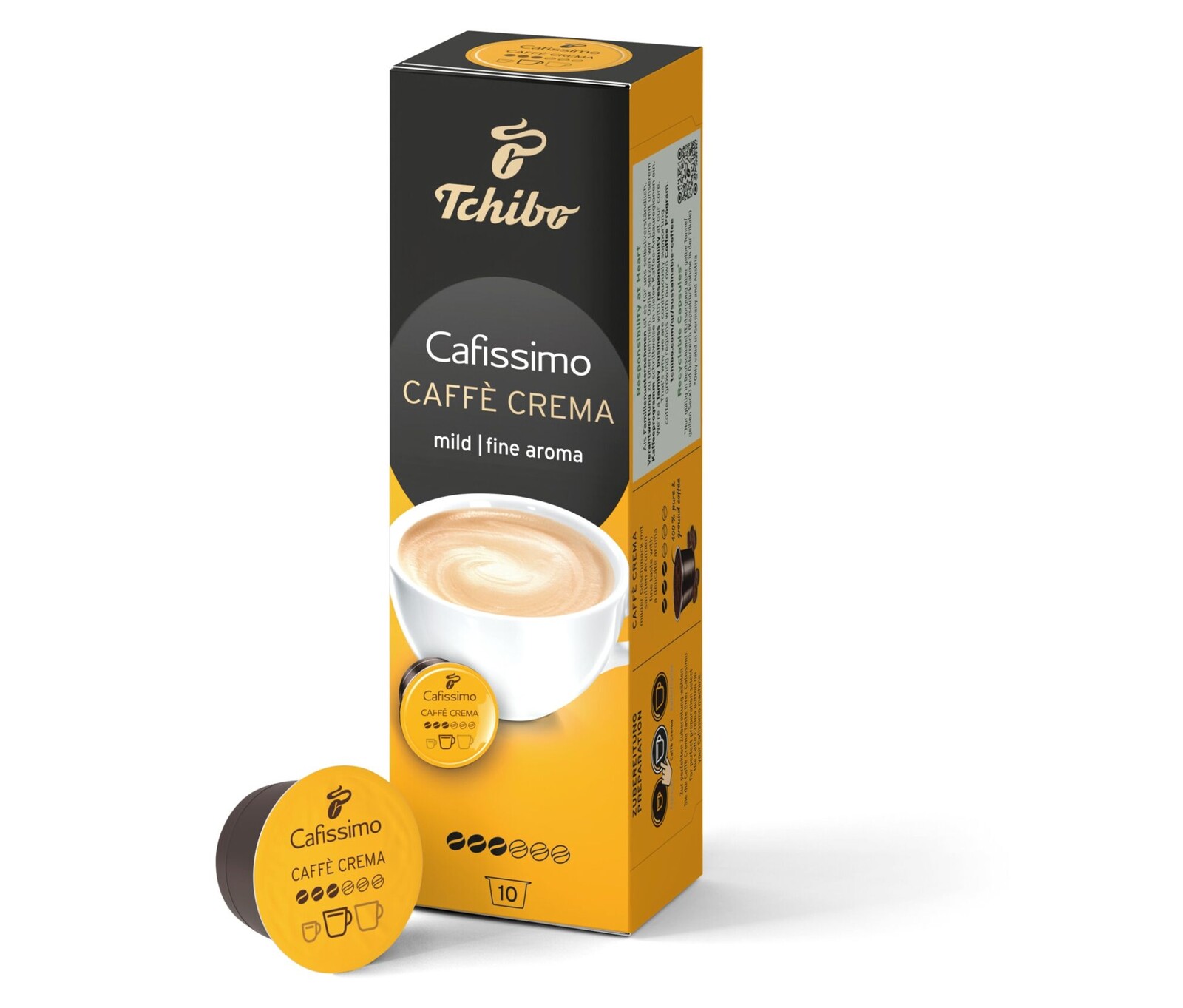 Cafissimo Caffè Crema jemná - Intenzita: 3/6