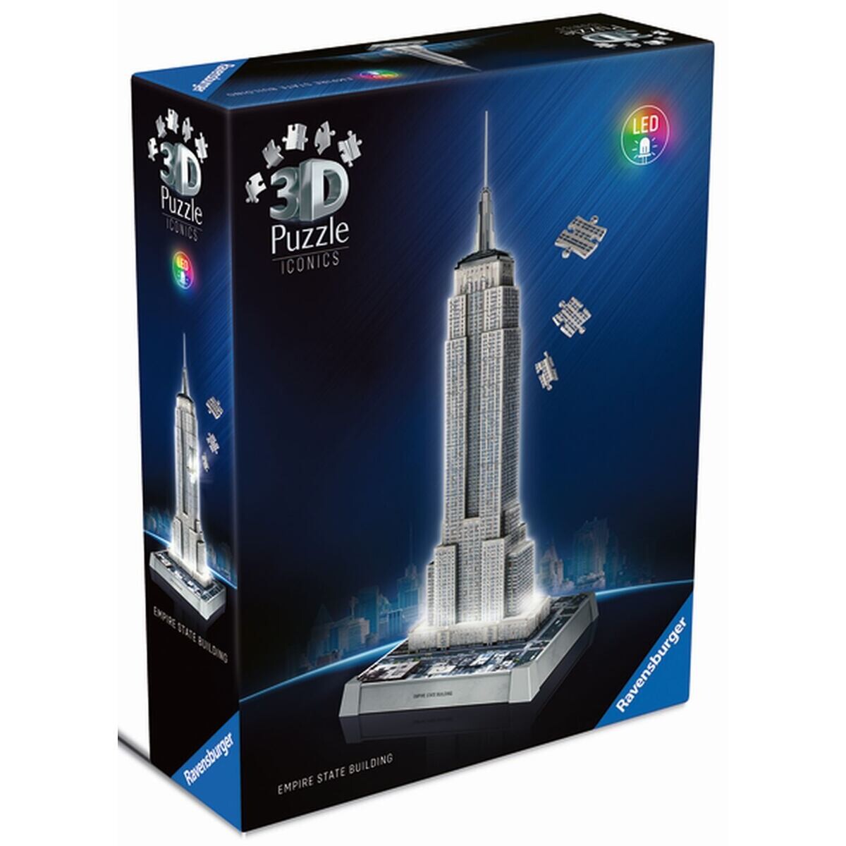 Ravensburger Iconics: Empire State Building 3D puzzle LED 241 dílků