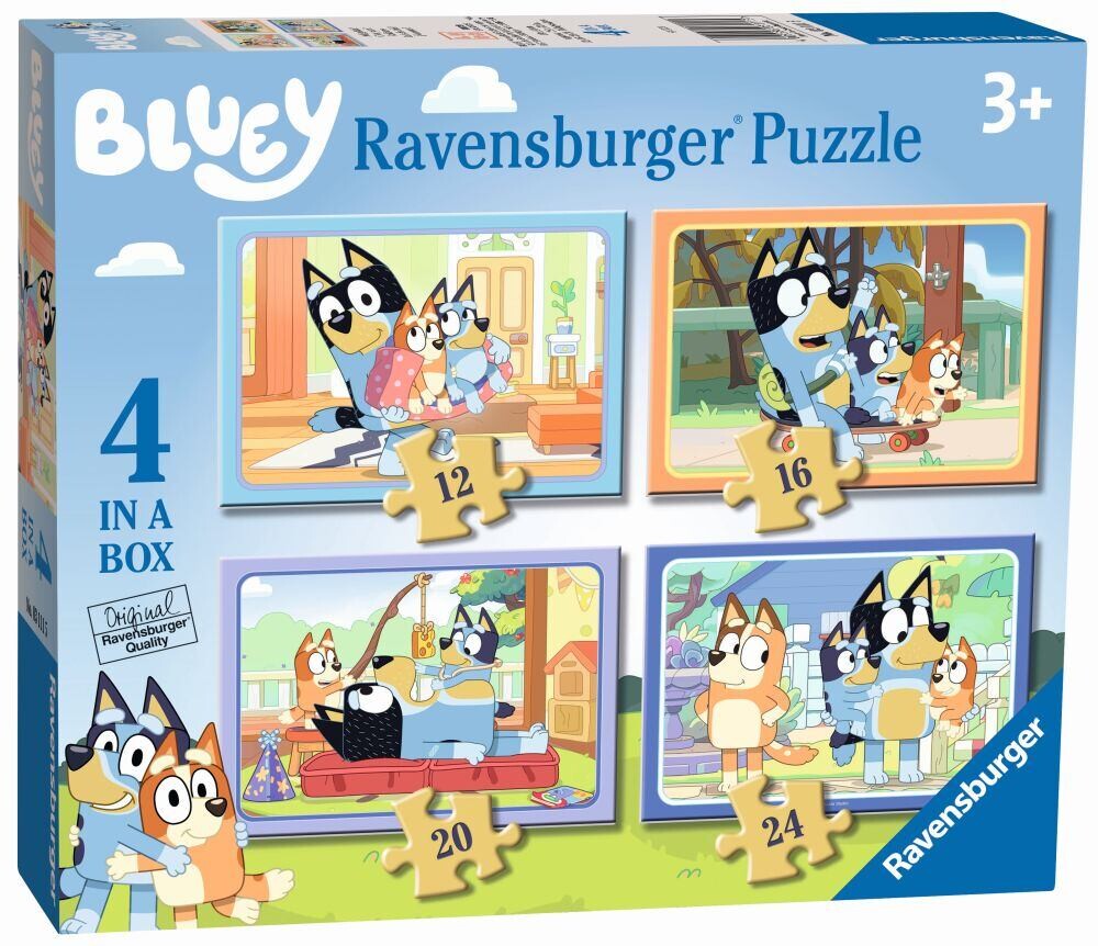 Ravensburger Bluey 4v1 Puzzle