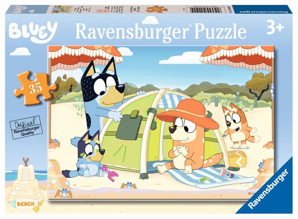 Ravensburger Bluey na pláži Puzzle 35 dílků