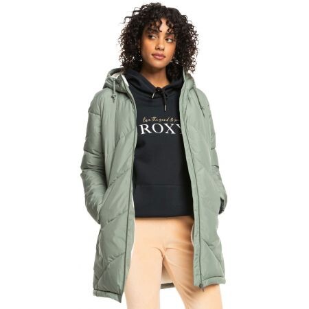 Bunda Roxy Better Weather - Zelená - Xl