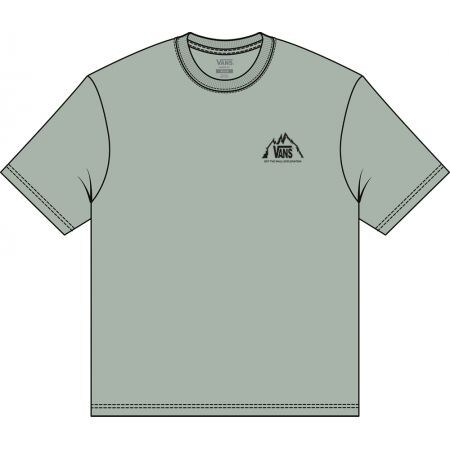 Triko Vans Mte Crestline S/S - Zelená - L