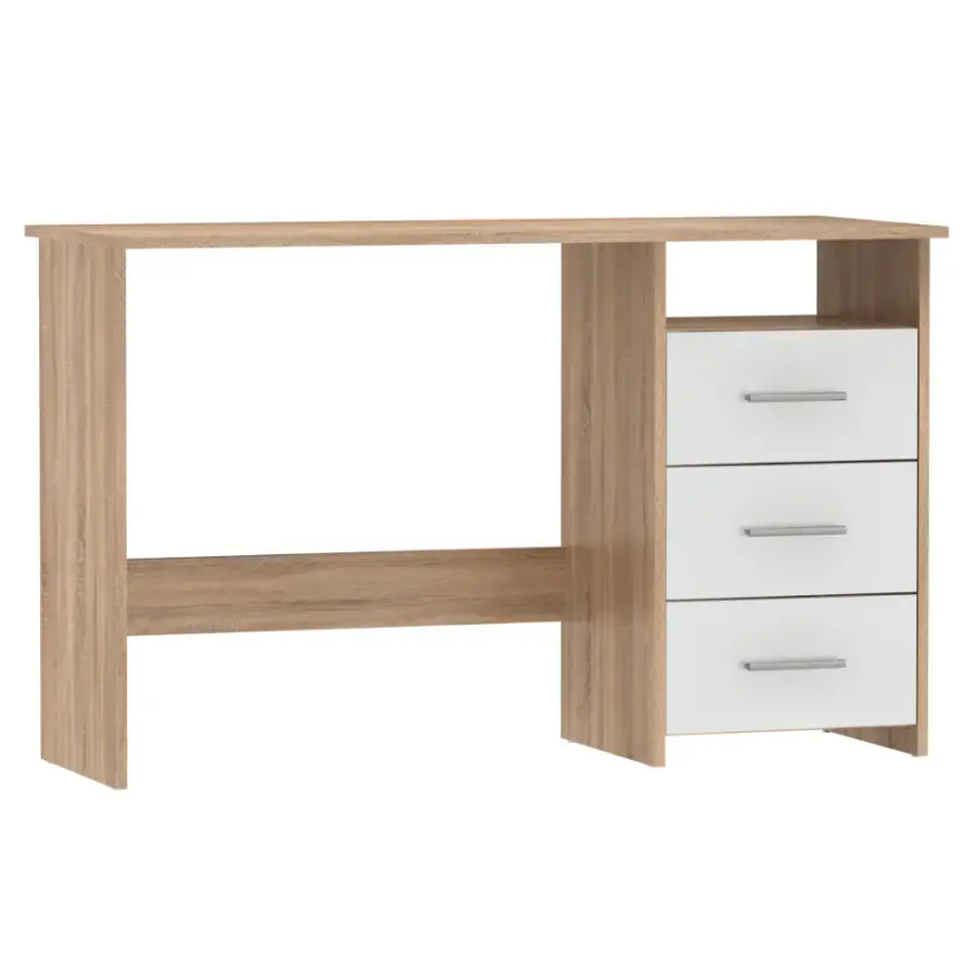 Tempo Kondela PC stůl LARISTOTE NEW - dub sonoma/bílá