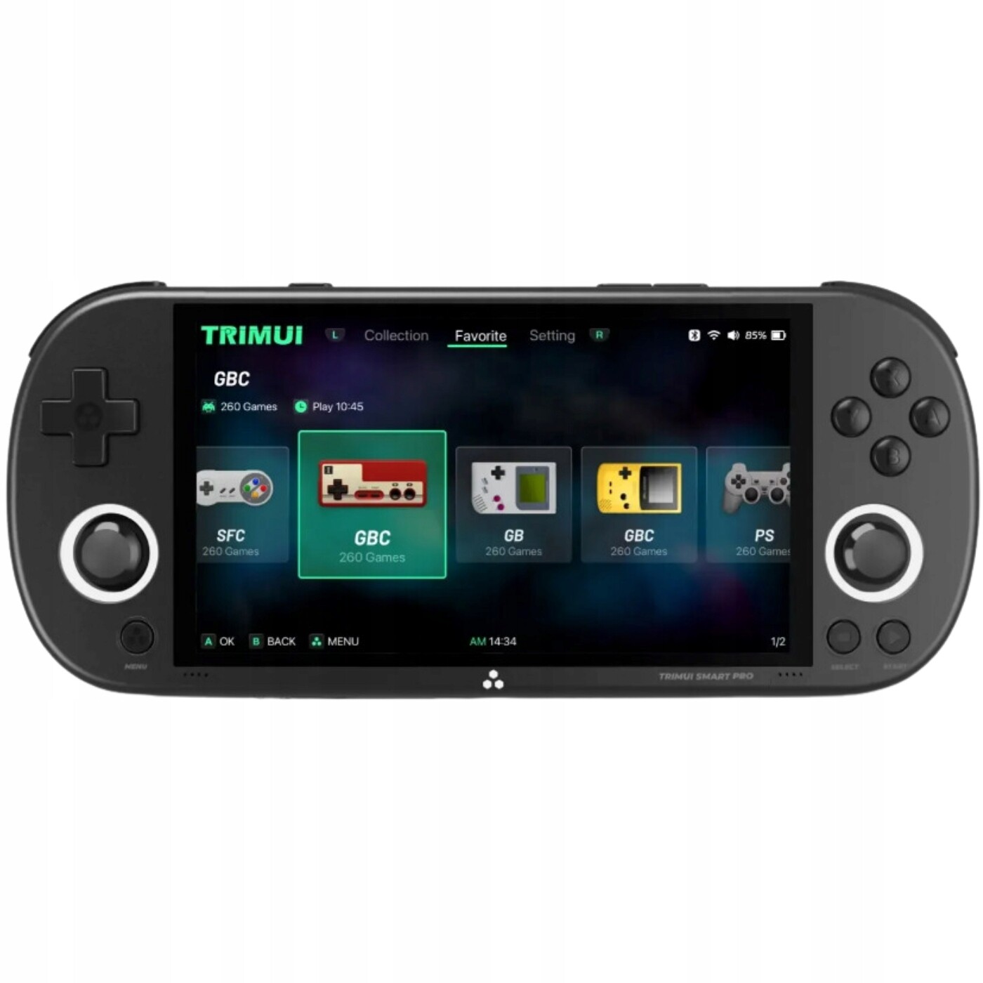 Přenosná Mobilní Herní Konzole Pro Retro Hry 13000 Linux 64GB Wifi Bluetooth