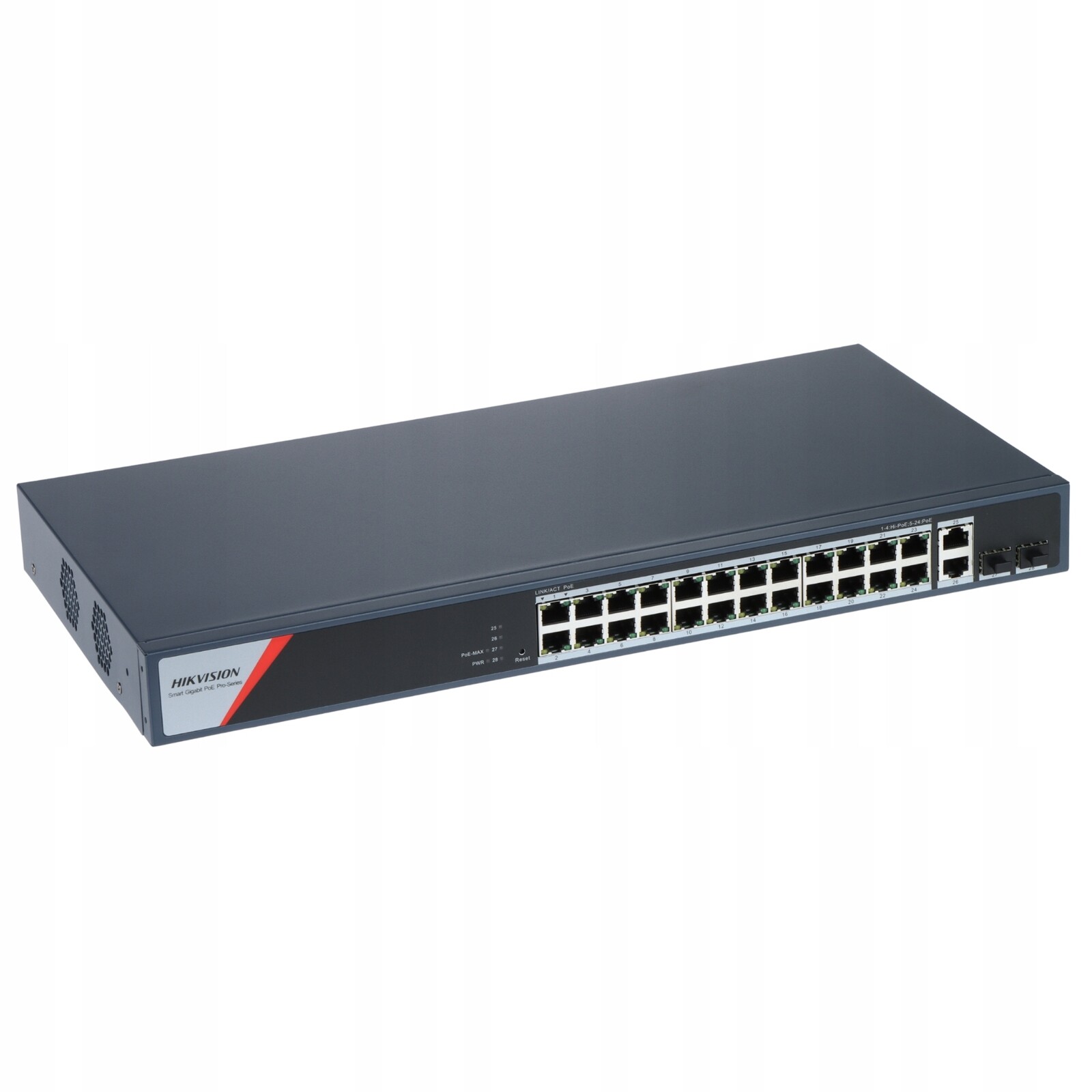 Switch Poe DS-3E1528HP-SI-24P2T2F 24-PORTOVÝ Sfp Hikvision