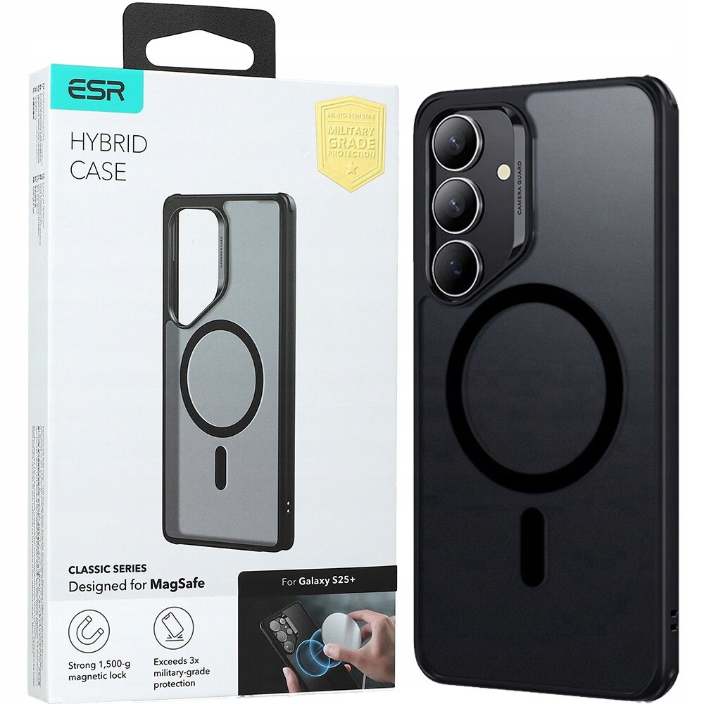 2 x Esr Classic Hybrid HaloLock MagSafe Pouzdro pro Samsung Galaxy S25+ Plus Č