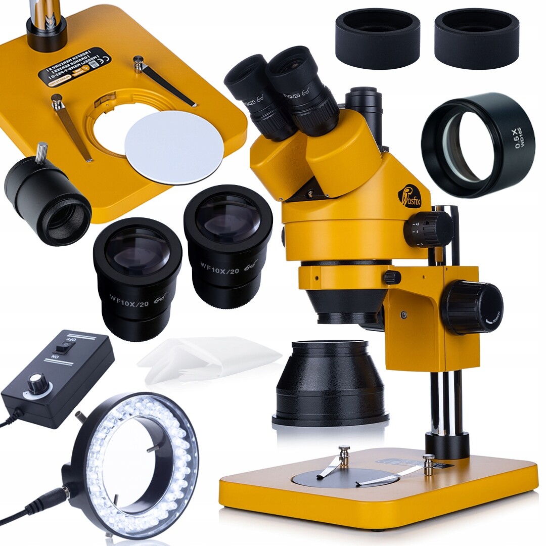 Mikroskop Mercury S MSMS-T-PS1-O Trinokulární Barlow 0.5X Led Osvětlovač