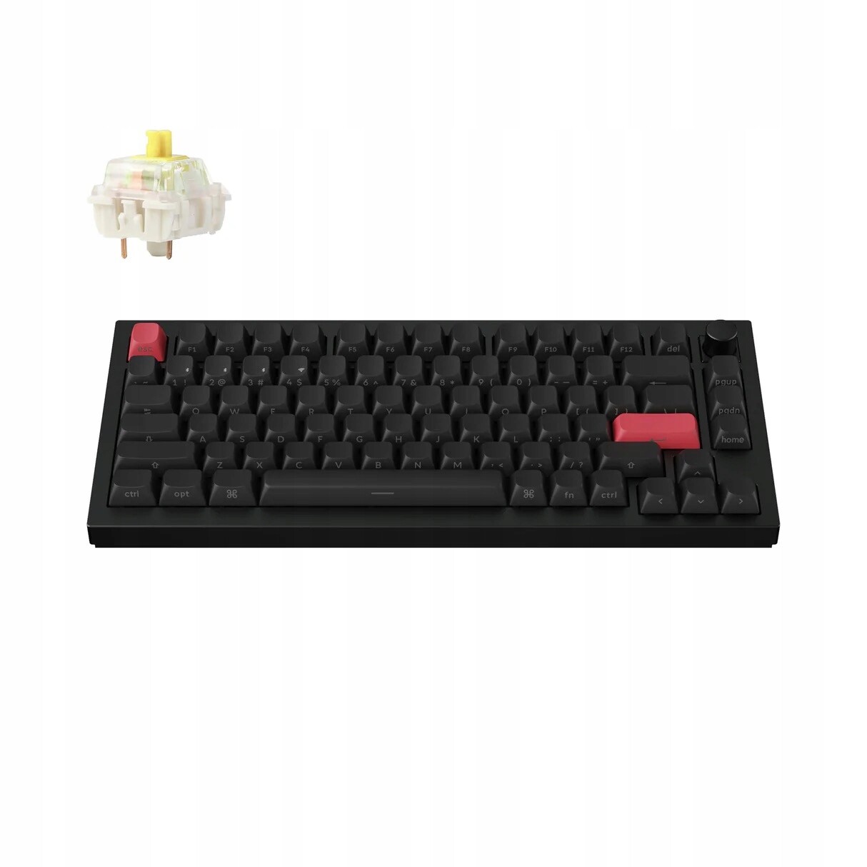 Keychron Q1 Max Qmk/via Bezdrátová mechanická klávesnice Q1M-M4S