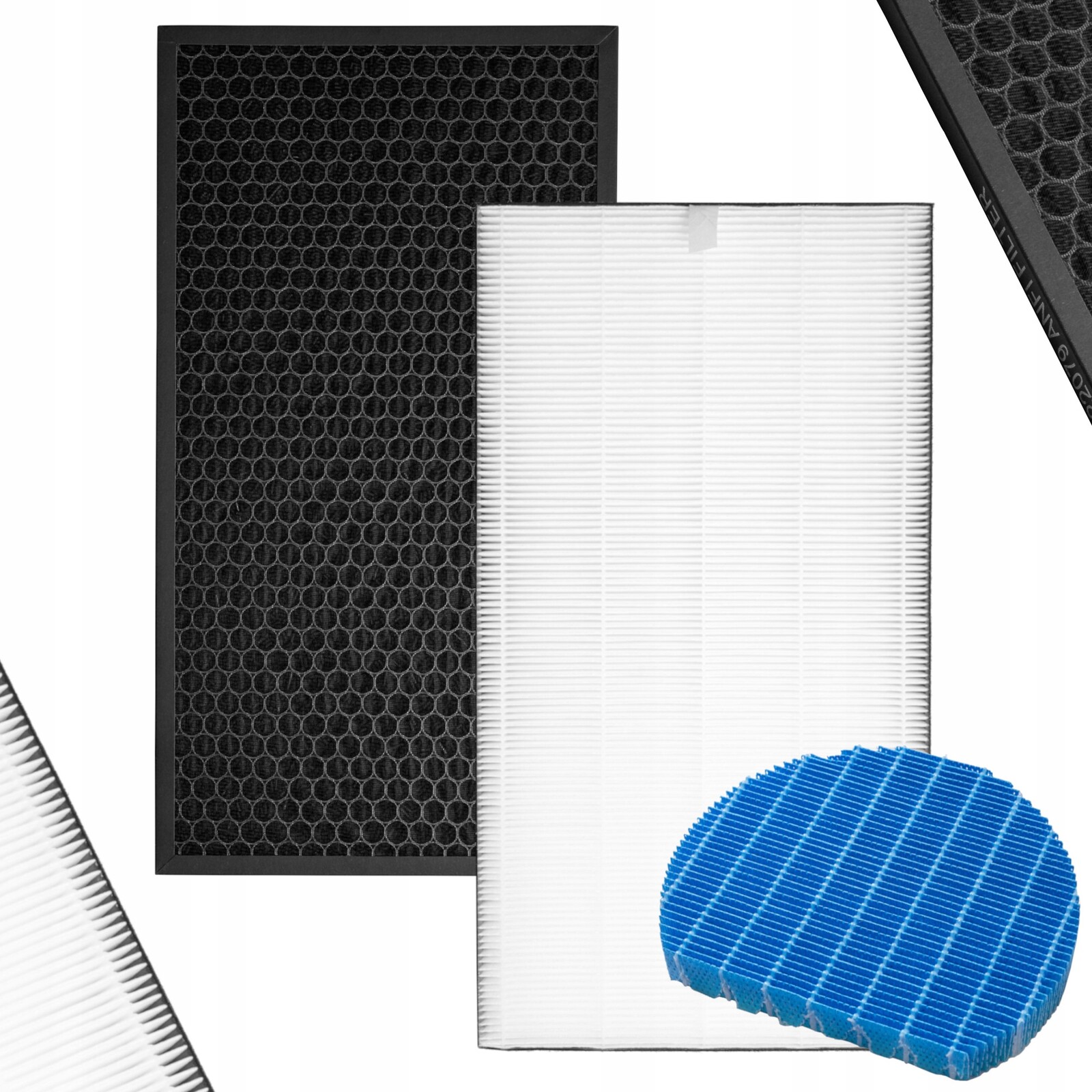 Sada zvlhčovacích a uhlíkových Hepa filtrů pro čističky Sharp KC-D60EUW