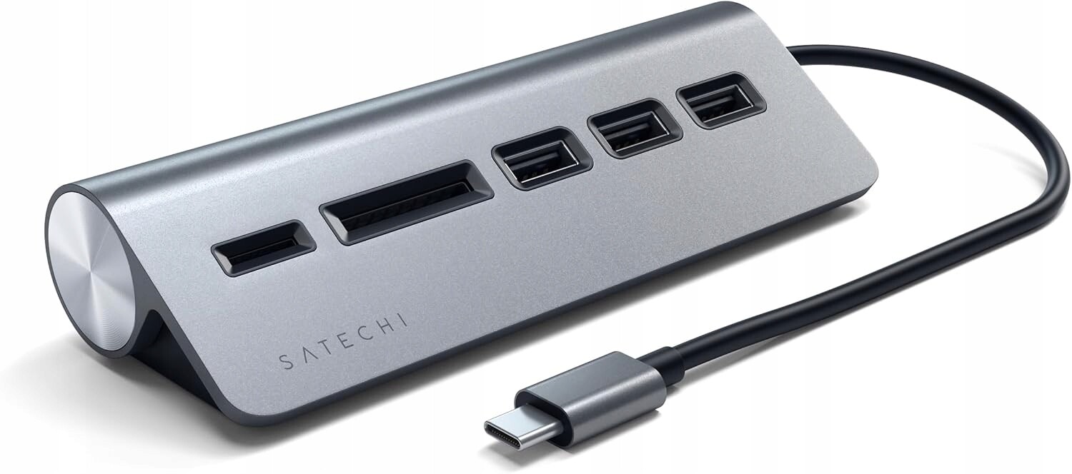 Usb-c Hub Satechi Adaptér Čtečka Karet Micro/sd Dokovací Stanice Univerzální