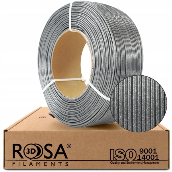 2 x Filament Refill Pet-g Standard Hs Rosa3D Glitter Brillant Silver stříbrný