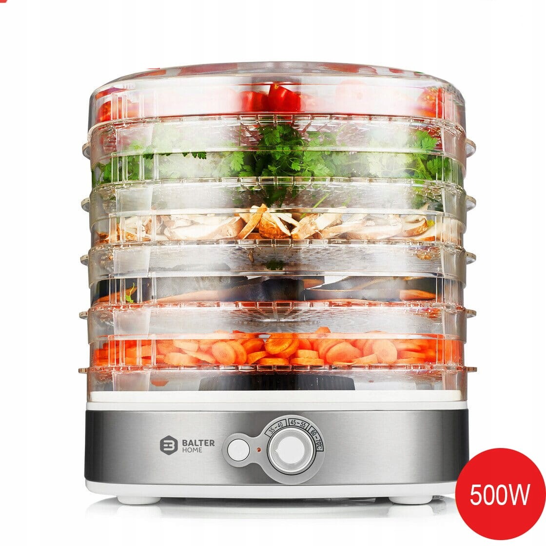 Sušička na houby a zeleniny ovoce Balter Seco 5 polic 500 W