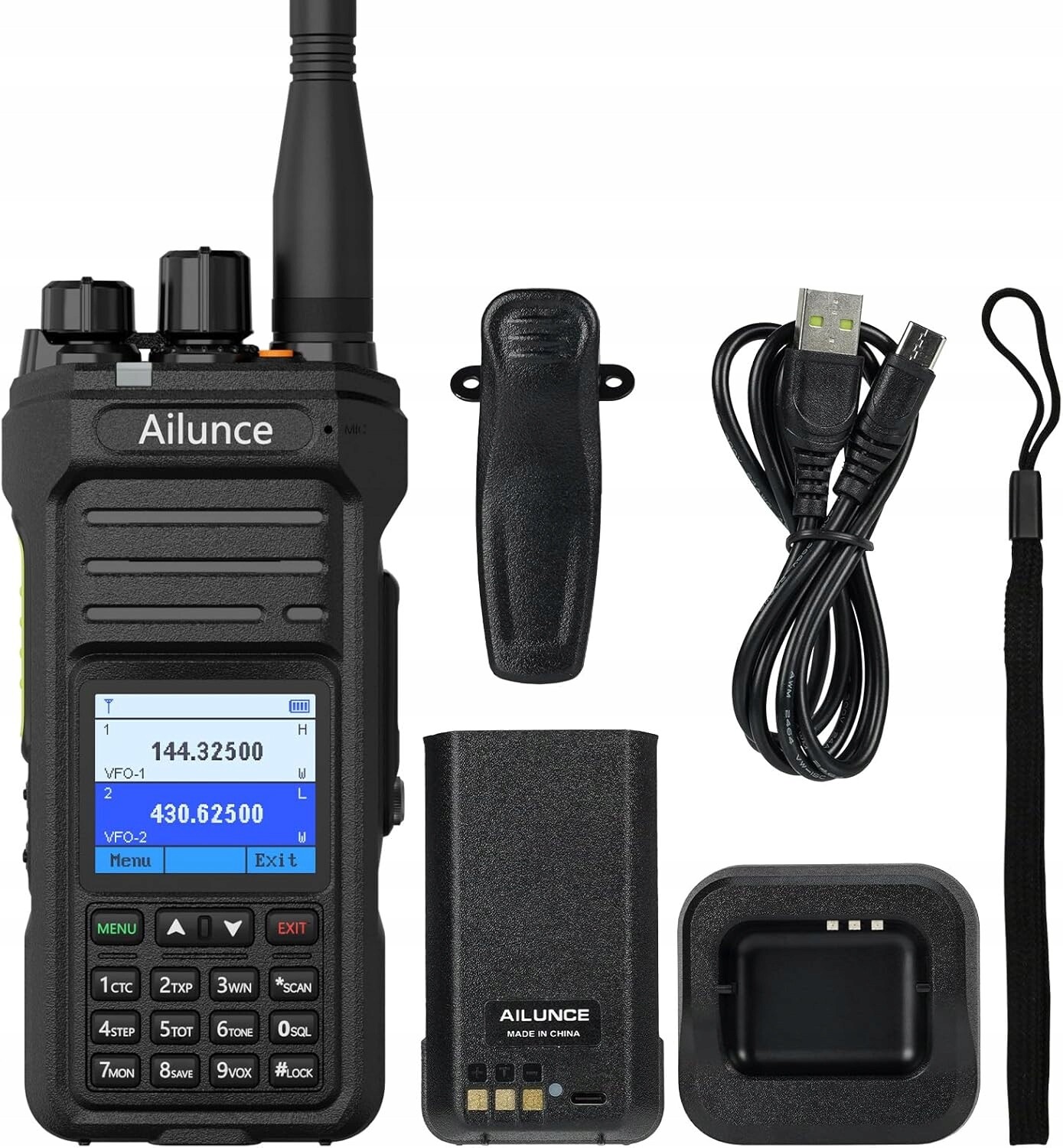Retevis Ailunce HA1UV Walkie Talkie, Dvoupásmový amatérský radiotelefon IP67