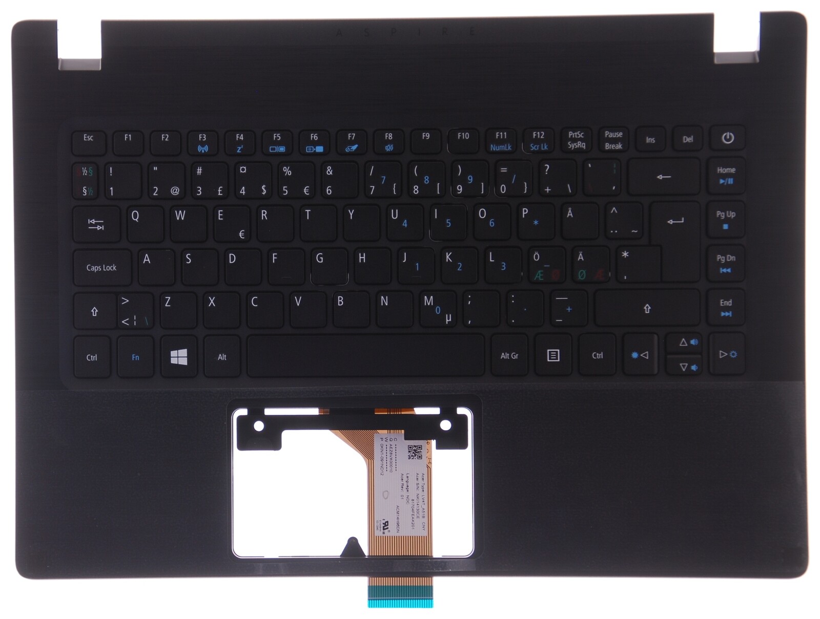 Palmrest s klávesnicí Acer Aspire 1 A114-31-C3FW Se No Dk A+
