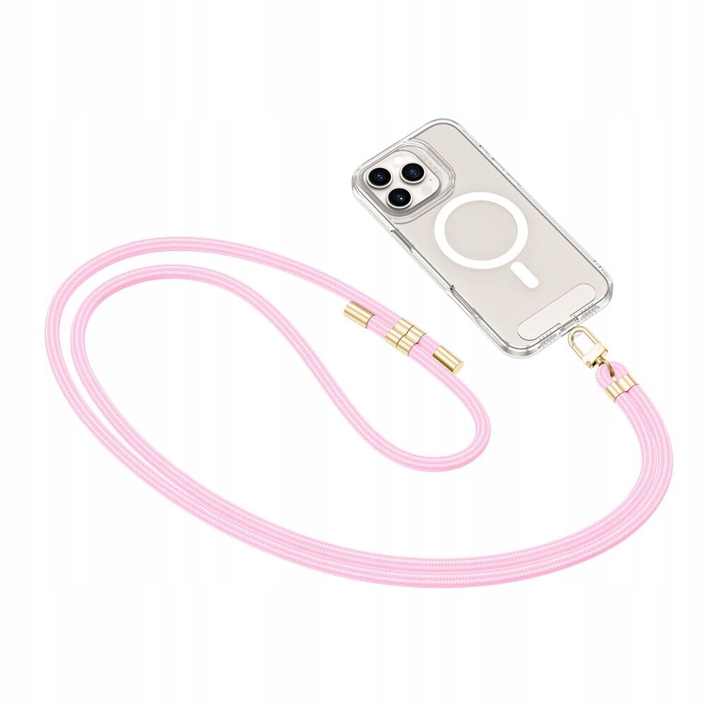 2 x popruh přes rameno Tech-Protect C7S Rope, Pink /zlatá