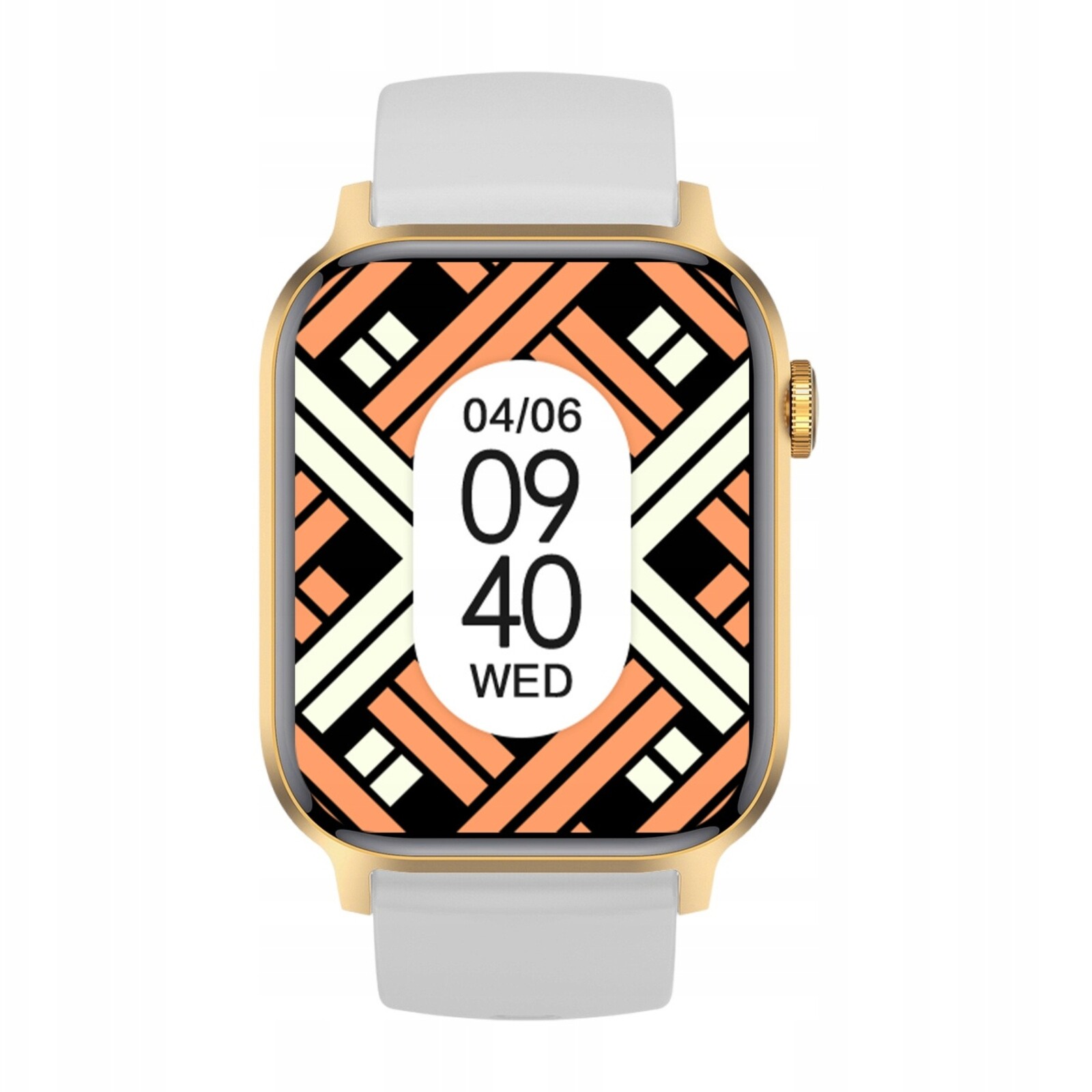 Kiano Watch Kw-gg White – chytré hodinky s hovory a Pl menu, stylový design