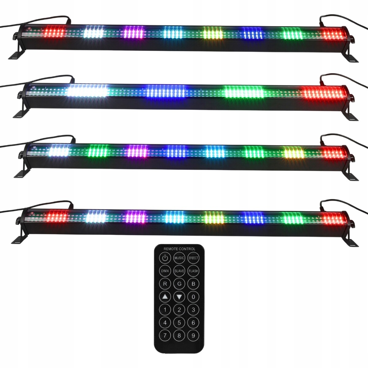 Osvětlovací Lišta Led Scénické Osvětlení 240/16 Ir Smd 240x1,5W Rgb