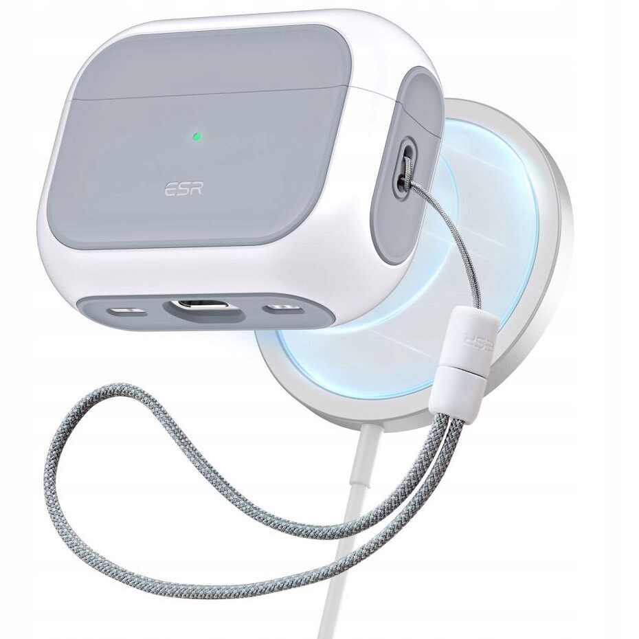 Esr Orbit Magsafe Pouzdro Pro Airpods Pro 1/2 Bílé Bezdrátové Nabíjení