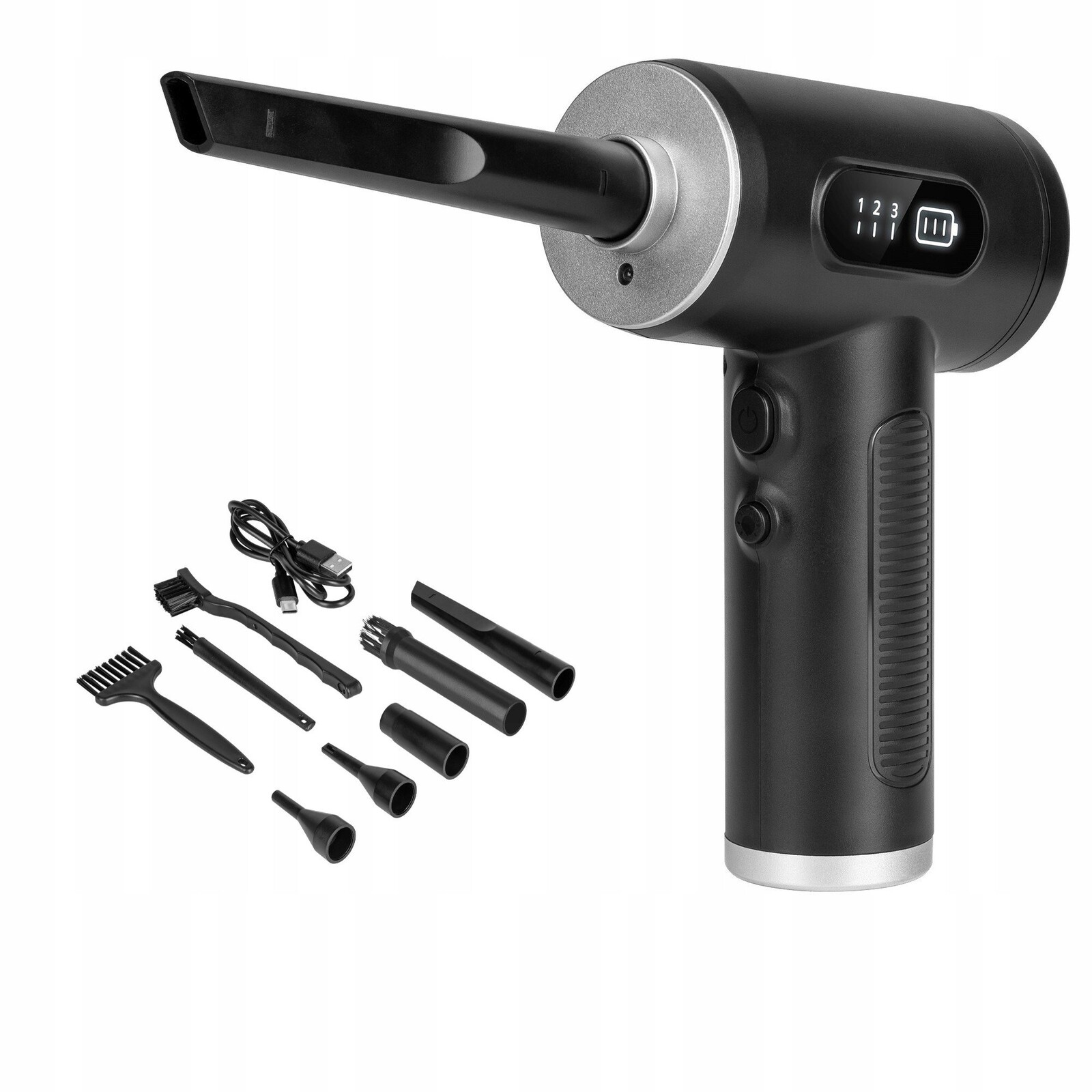 Teesa TSA5018 Dmychadlo, kompresor, 3 úrovně, svítilna, 75 W, 5 trysek, bat