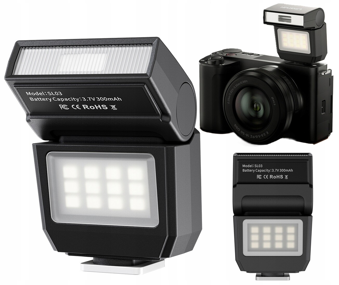 Blesková lampa Led panel Ulanzi SL03 GN8 Stopka Iso Kamera Telefon