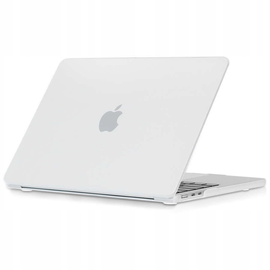 2 x Pouzdro Alogy Hard Case pro Apple Macbook Air 13 2022 M2 Matný Bílý