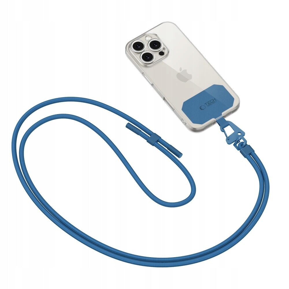 Řemínek Tech-Protect C5S Rope Crossbody v tmavě modré barvě