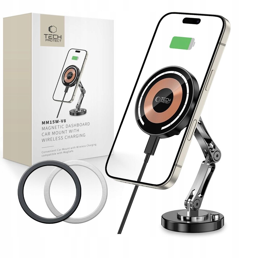 Držák do auta Tech-Protect MM15W-V8 magnetický na palubní desku
