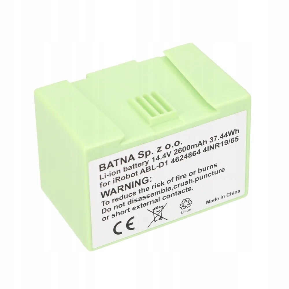 Roomba Baterie, akumulátor pro vysavač E5 E6 I7 14.4V 2600 mAh