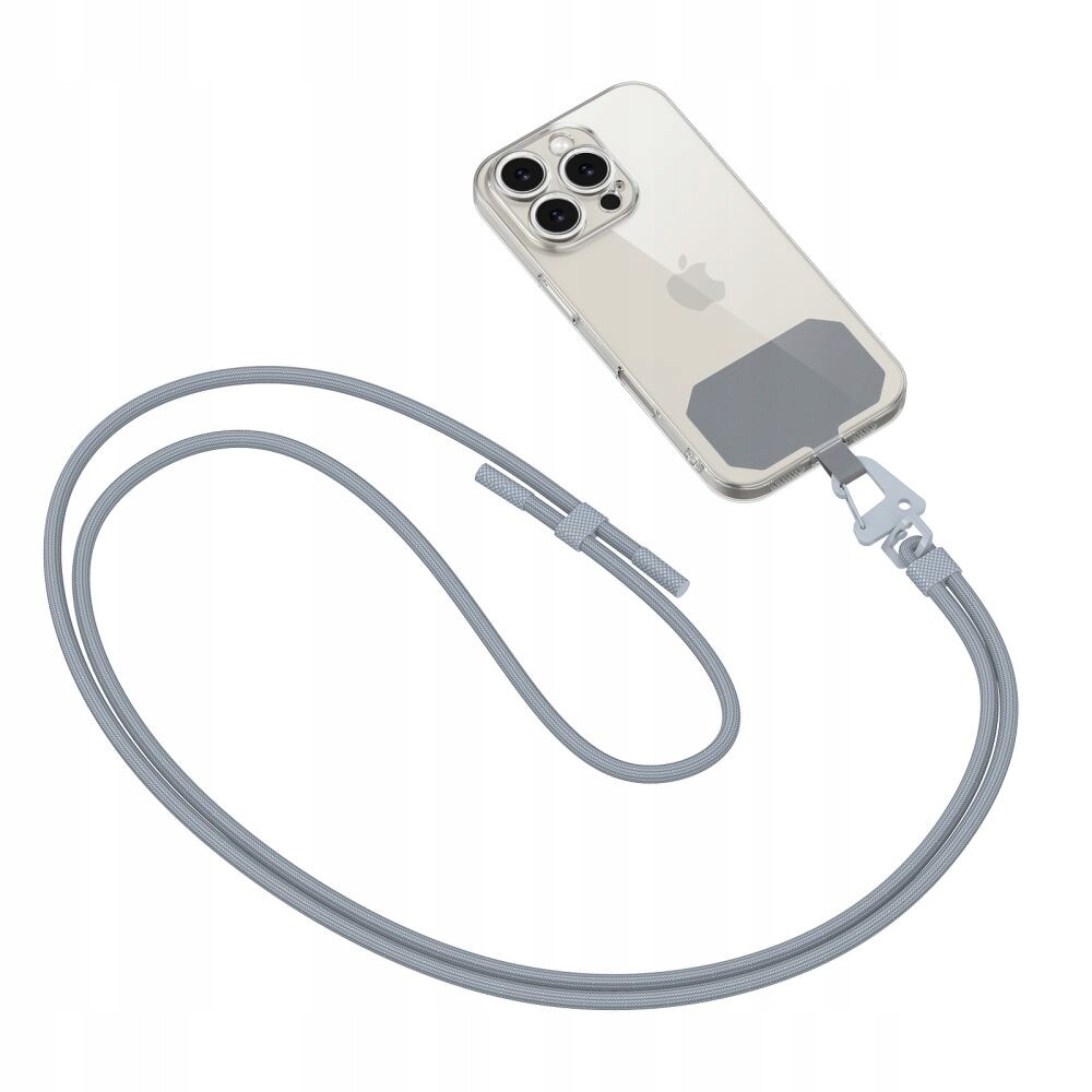 Řemínek Tech-Protect C5S Rope Crossbody, ocelově šedý