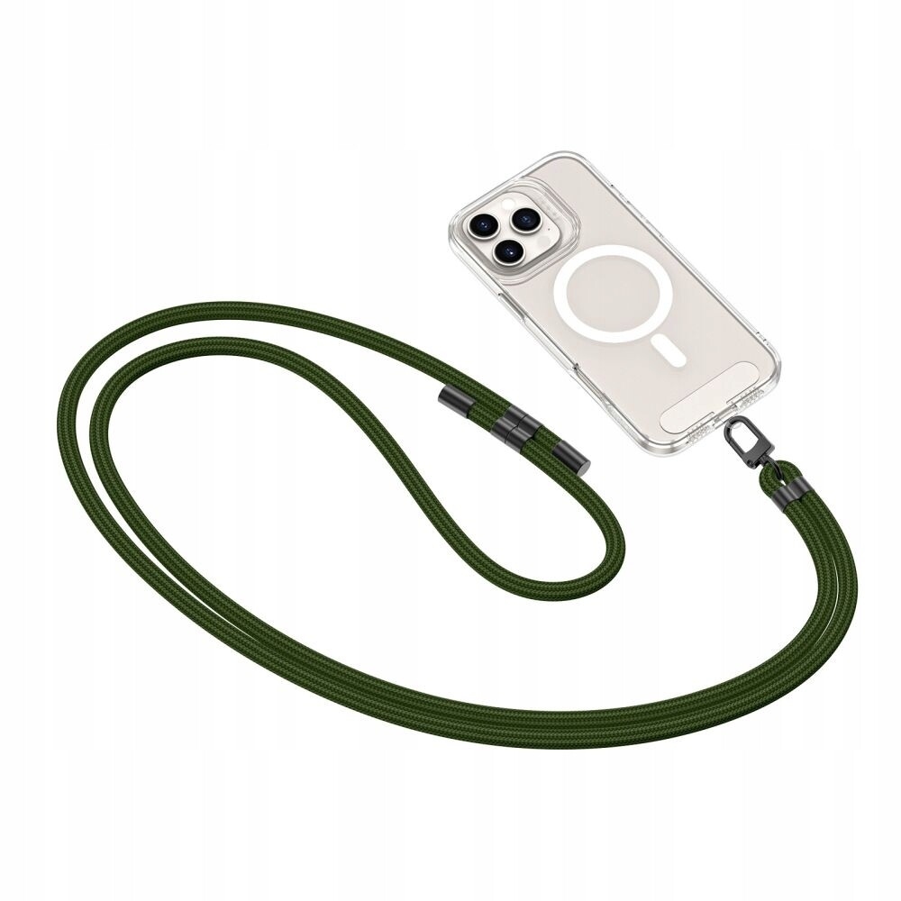 2 x Tech-Protect C7S Rope Crossbody Strap, zelená/černá