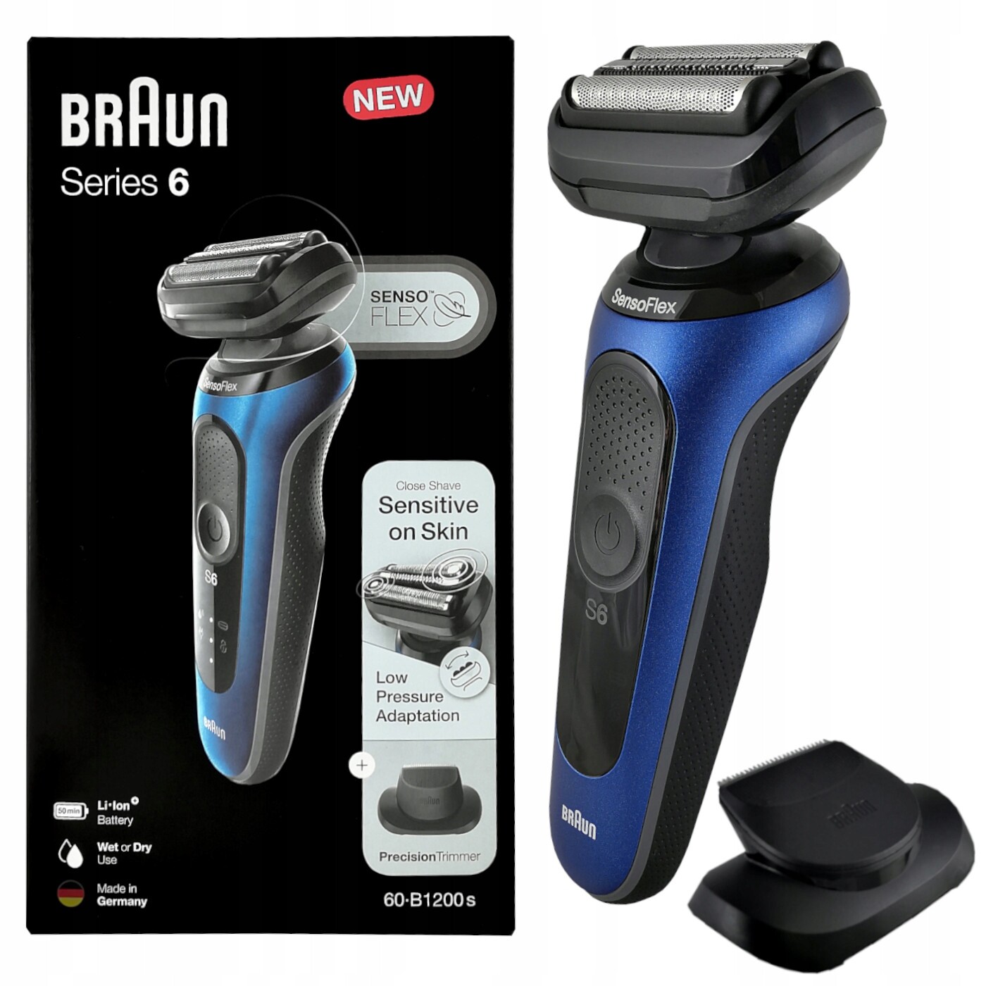 Holicí Strojek pro muže Braun 61-B1200s s Pouzdro